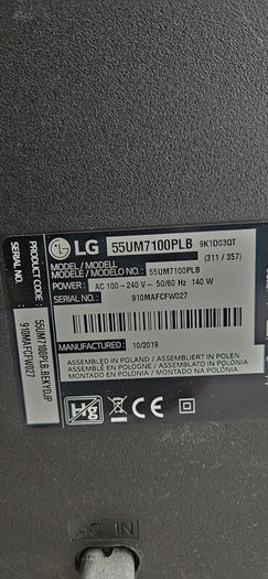 LG Tv 55inch