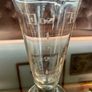 Antique Victorian Measuring Glass Beaker Apothecary Etched Marks Image 6