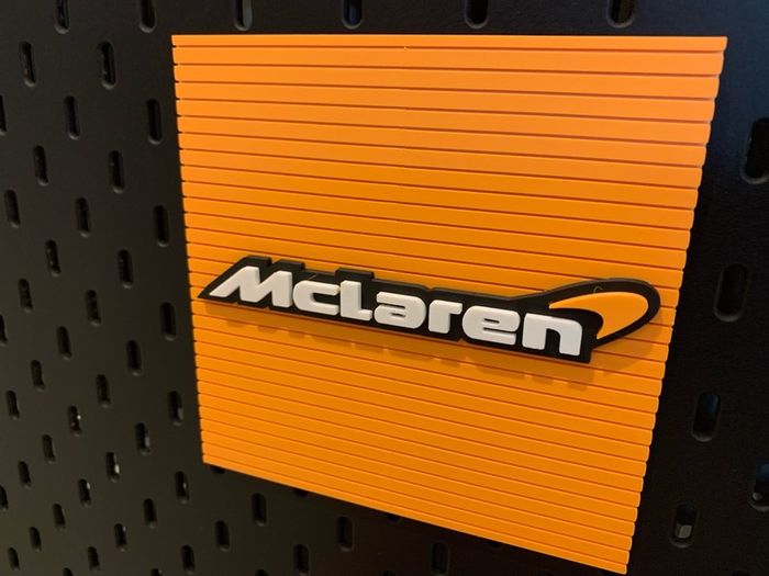 McLaren F1 Racing Team Artwork 3D Printed (Free Postage)