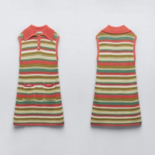 zara viral knit dress