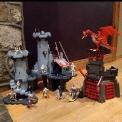Playmobil Dragon Castles 5480 4835 Rare!