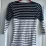 Black and white striped Whistles top Image 2