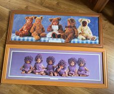 2 x vintage Anne Geddes prints