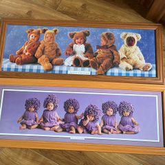 2 x vintage Anne Geddes prints