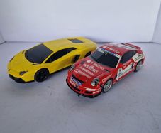 Scalextric Rivals Car Twin Pack  (Porsche vs Lamborghini (Slot cars)