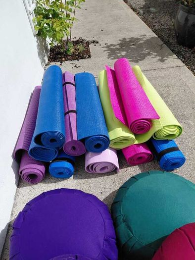 Meditation Cushions Plus Yoga Mats