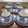 vintage 18 piece blue willow Image 7