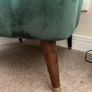 Green velvet chair Image 2