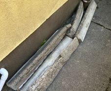 FREE - Concrete Garden Edging - 4 pieces