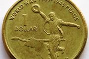 Australia Dancing Man Dollar World War II - Peace 2005 UNC collector commemorative