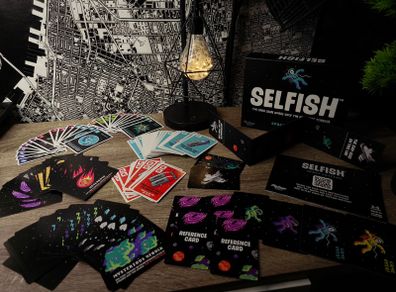 Selfish ! Space Edition ! The Card Game Where Only The Ruthless Survive ! 2018 ! by Ridley's Games !