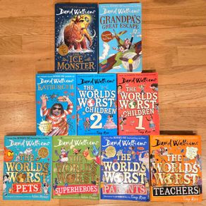 David Walliams 9-Book Bundle (Includes 4 Hardbacks)