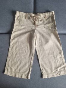 Capri maternity trousers - wide legs - size S