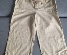 Capri maternity trousers - wide legs - size S