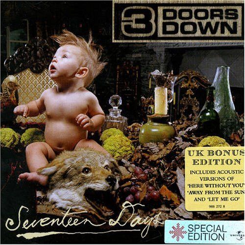 3 Doors Down "Seventeen Days" CD, Album, Reissue, Special Edition