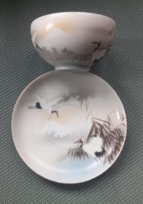 Japanese teacup and saucer.
