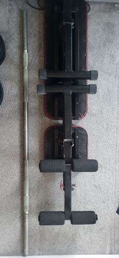 Weights, Dumbells, Barbell and Bench