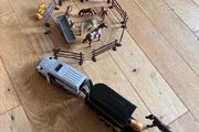 Horses, jeep, horse box &amp; stables