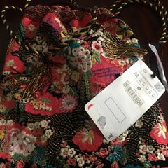 Zara embroidered bag. New.