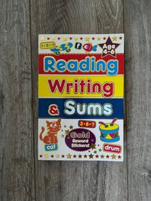 Reading Writing and Sums Workbook with Gold Reward Stars