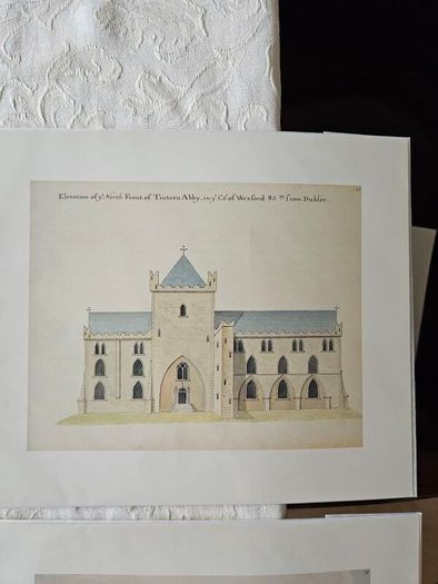 Beranger's Antique Buildings Of Ireland X 50 Prints. Each In A Sleeve With Clear Front. All In Mint Condition. See Photos For Same.