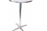 Aluminium Standing Table Height Adjustable Foldable Base with Concrete Inlet