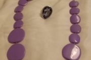 Purple Jewellery Set