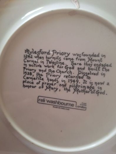 Vintage Reli Warehouse Plate