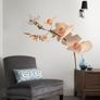 Creamy Orchid Flowers Removable PVC Wall Stickers 3D Decal Art Mural Decor Image 2