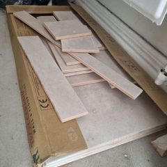 3 x Troy Ceramic Wall & Floor Tiles (30x60cm) and matching offcuts