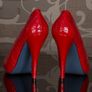 lacquered heels size 35,5 36 37 39 red cream dirty pink black Image 5