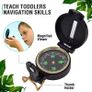 Kids Binoculars Outdoor Explorer Toy 25 Pcs with Magnifying Glass Bug Catcher Compass Boy Toy Gift Image 5