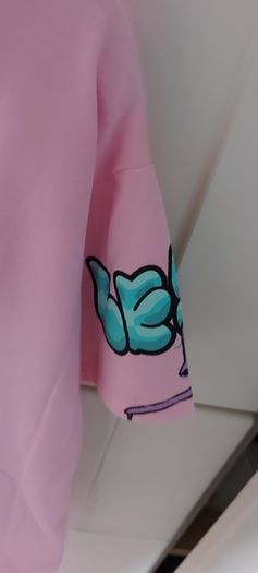 Girls Top Graffiti T-shirt 13-14yrs From Zara-new!