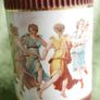 Vintage Colibri Grecian Fresco Design Porcelain Lighter - Handmade In Italy-Fiorentine collectible vintage lighter Image 7