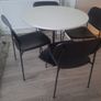 Kitchen Table & 4 Chairs Image 2