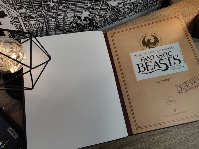 Inside the Magic: The Making of Fantastic Beasts and Where to Find Them ! Hardcover ! 2016 ! by Harper Collins ! Harry Potter !