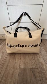 Primark Cream and Black Adventures awaits Weekender Bag