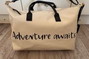 Primark Cream and Black Adventures awaits Weekender Bag