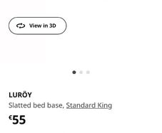 kingsize ikea bed slats