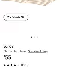 kingsize ikea bed slats