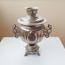 Brass plated electric Samovar 1988 made in the Soviet Union  working fine Image 6