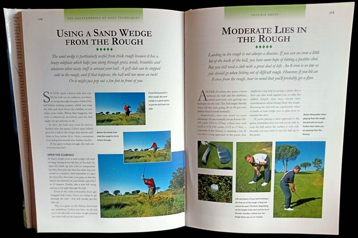 The Encyclopedia Of Golf Techniques by Chris Meadows with Allen F. Richardson - Large Hardback