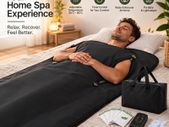 Portable Infrared Sauna Blanket with Arm Openings