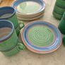 CARIGALINE plates bowls cups milk jug tea pot Image 6