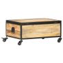 Coffee Table Solid Mango Wood Image 3