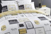 Sleep Dreams Easy Care King Duvet Set Ochre (FREE POSTAGE)