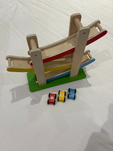 Wooden Car Ramp Toy