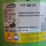 FloraBest Submersible Water Pump FTP 400 D3 (NEVER USED) Image 4