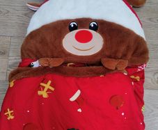 Kids Rudolph Christmas sleeping bag