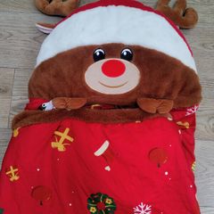 Kids Rudolph Christmas sleeping bag